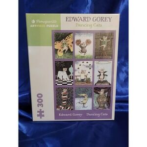 Pomegranate Edward Gorey Dancing Cats Jigsaw Puzzle 300 Pieces JK063